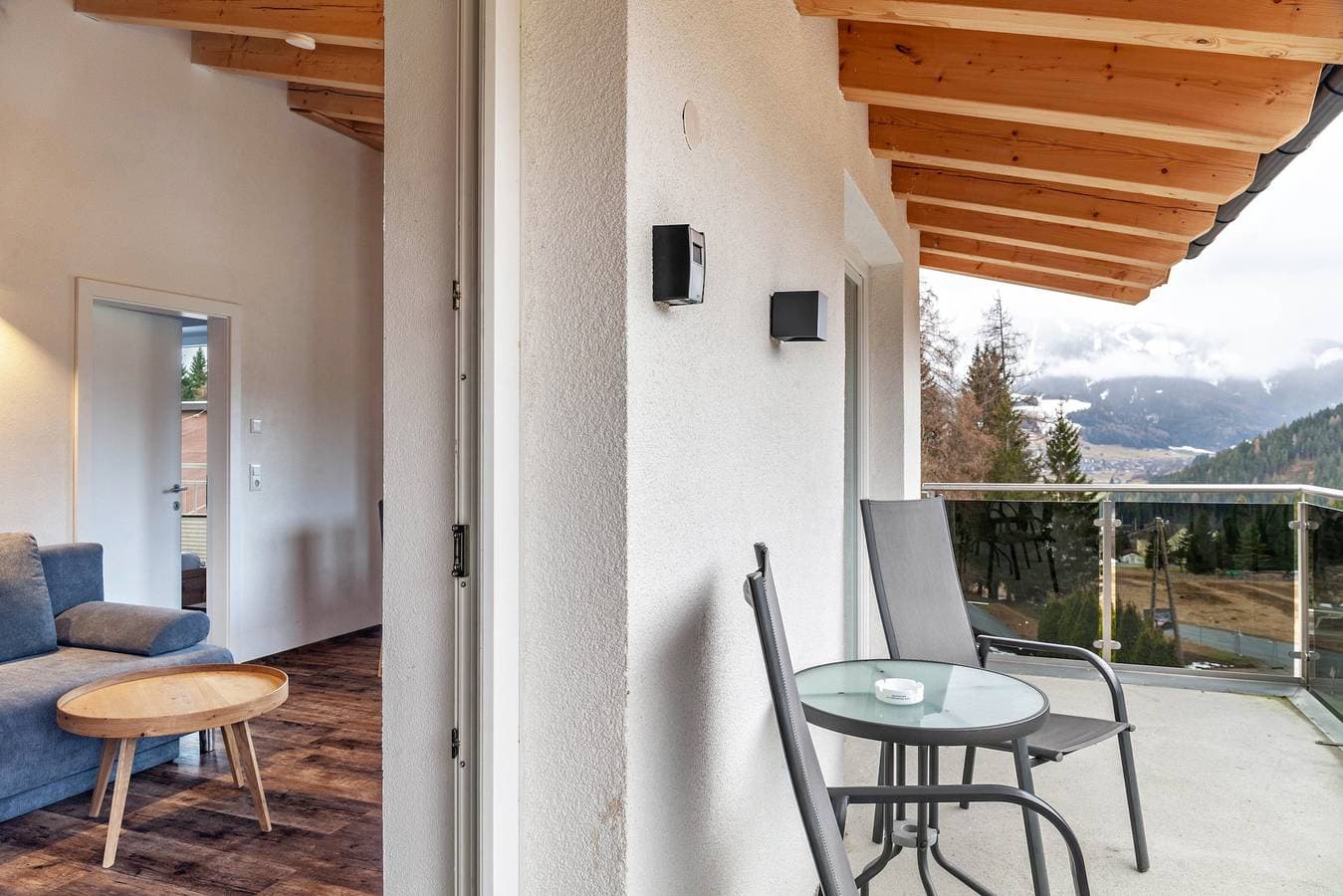 Foto 3 von 20: Ferienwohnung Grubig mit Bergblick, Balkon und WLAN