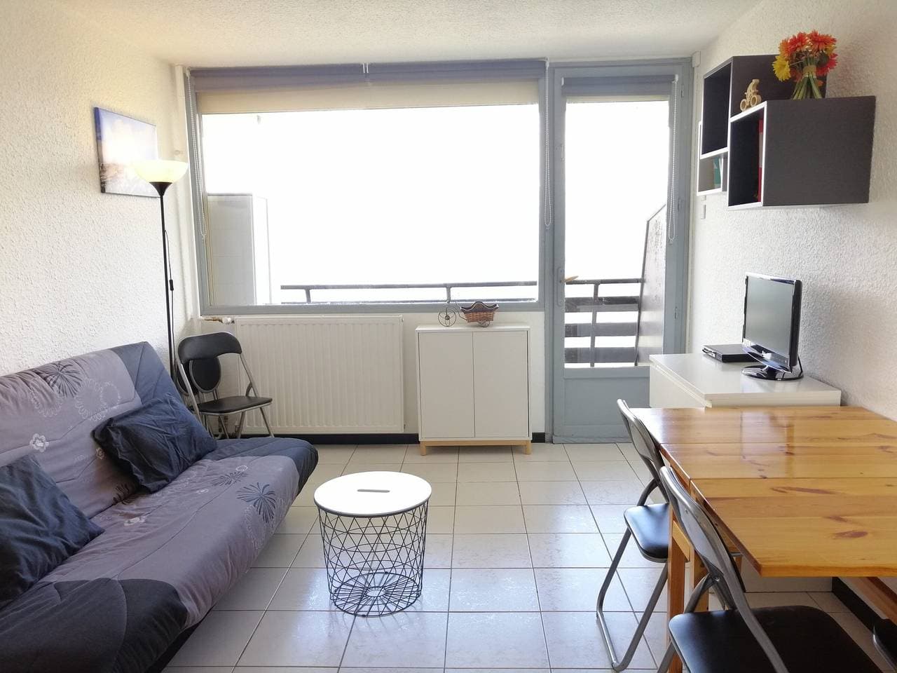 Foto 2 von 12: Studio für 4 Pers. in Pra-Loup, nahe Pisten, Talblick
