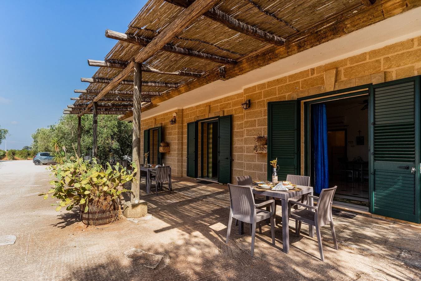 Foto 10 von 27: Ferienwohnung "Domus Mea Salento Arazzo Blu" mit Gemeinschaftspool und WLAN