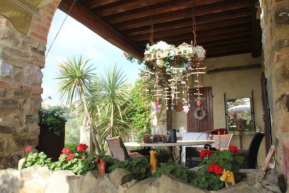 Foto 7 von 12: Toscanisches  Landhaus Le Chiuse mit Panorama Pool und Klima Anlage