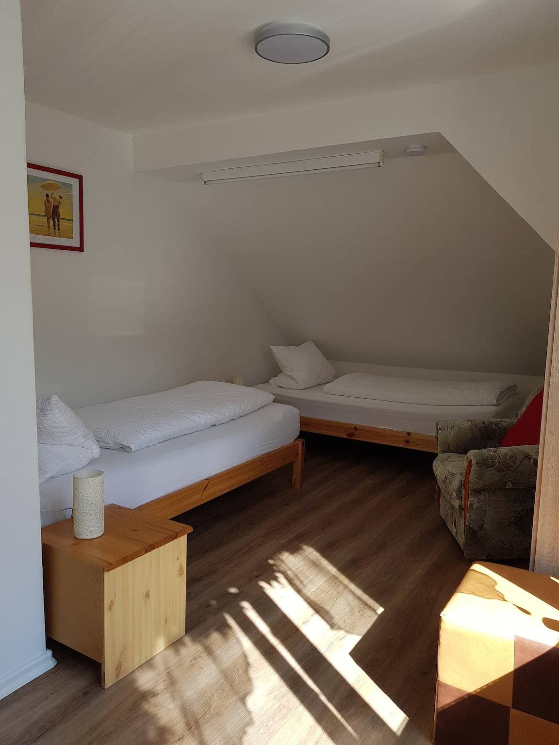 Foto 10 von 32: Ferienwohnung 'Wolf' mit privater Terrasse, Gemeinschaftsgarten und WLAN