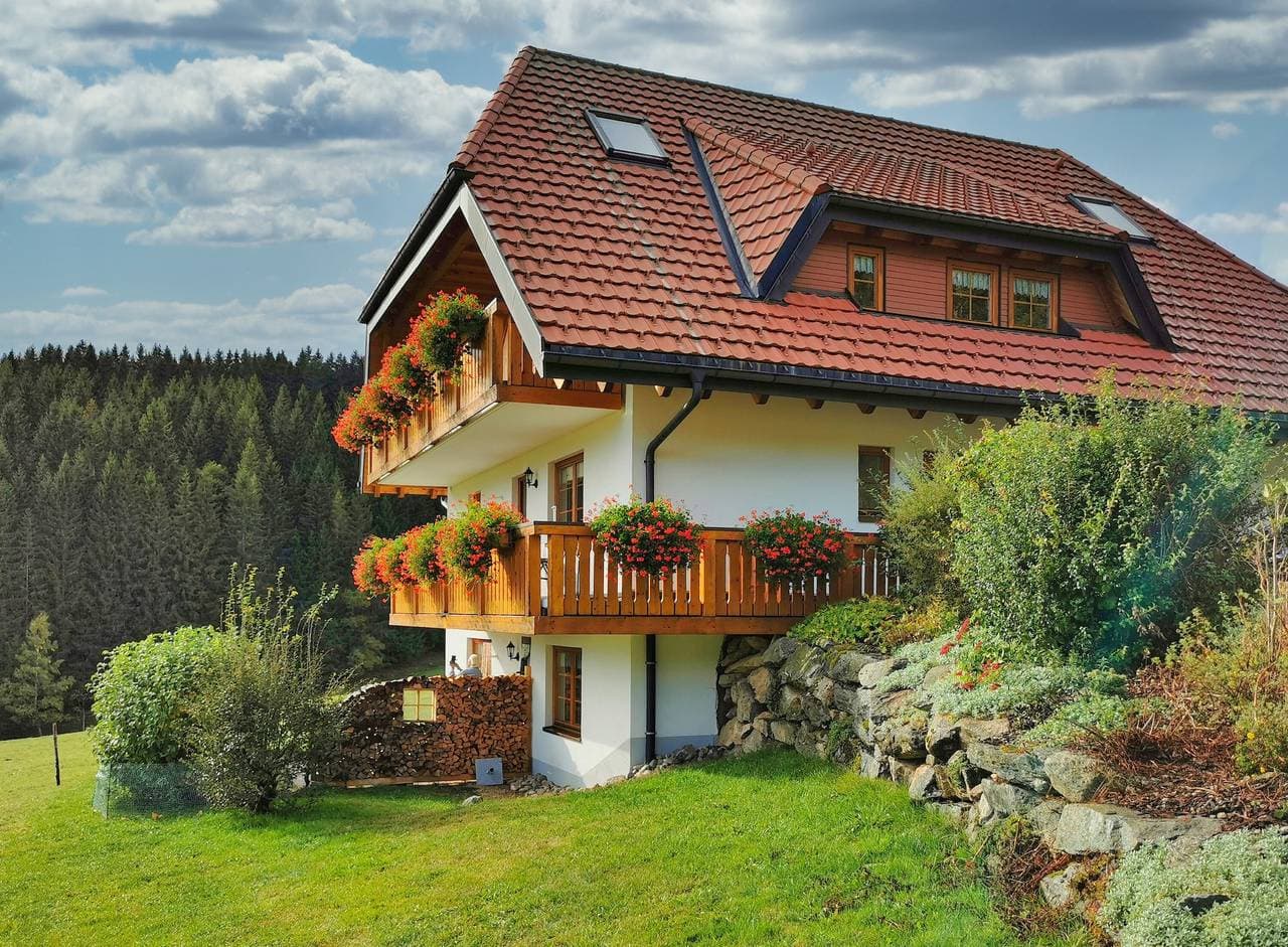 Foto 11 von 20: Ferienhaus 'Häusle Nr 1' mit Gemeinschaftsgarten, Balkon