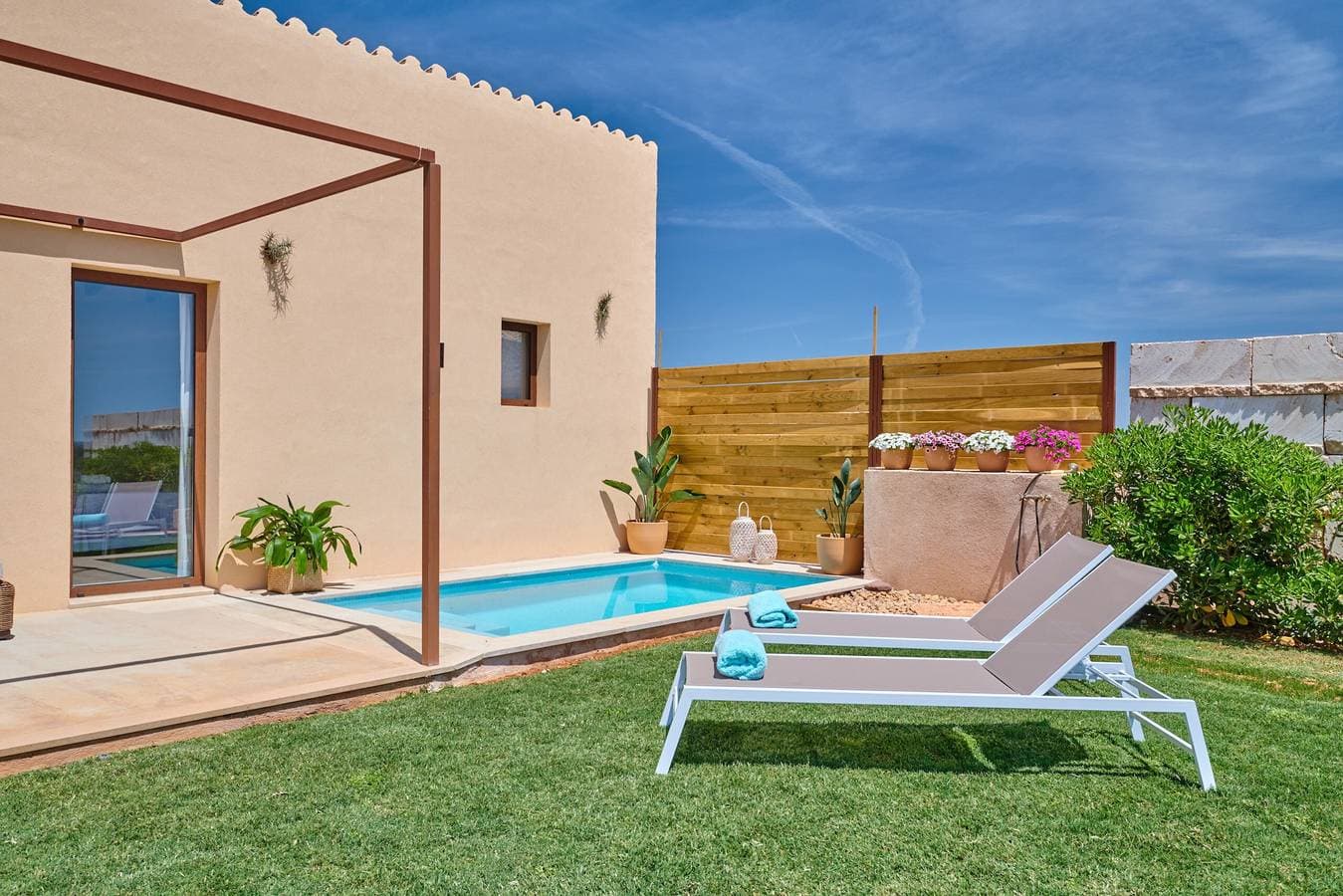 Foto 2 von 18: Landhaus 'Son Rossinyol Nou - Ses Figueretes' mit Bergblick, privatem Pool & WLAN