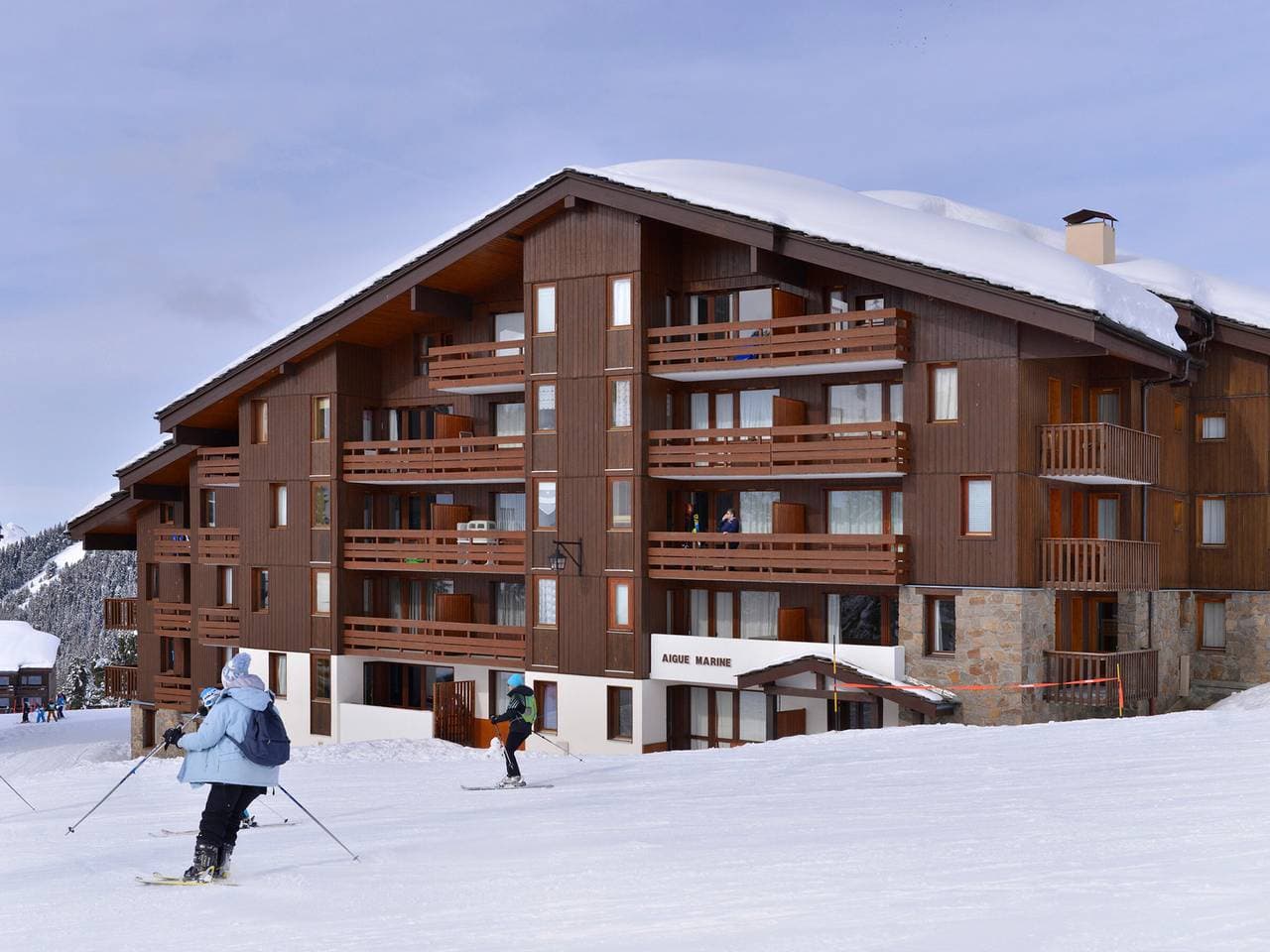 Foto 7 von 12: Gemütliches Studio 2 Pers, Ski-in/Ski-out, Balkon, Pistenblick