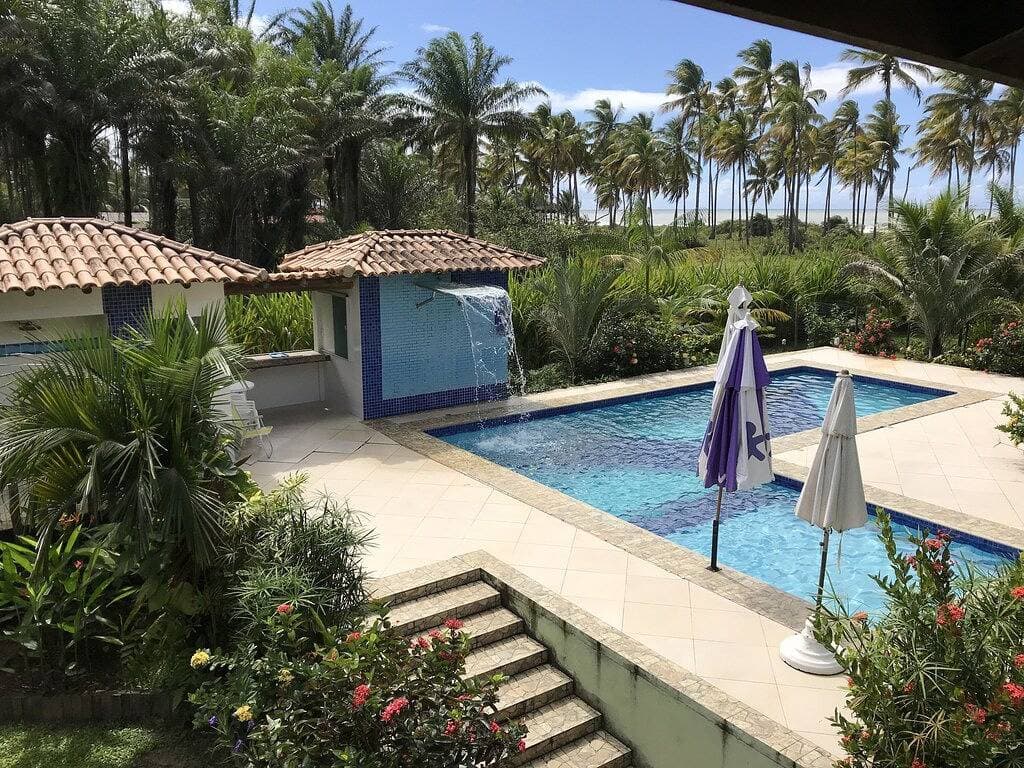 Foto 9 von 27: Strandhaus mit Pool, 04 Suiten,<br>km 25 Ilheus - Itacaré - Fuß in den Sand ...
