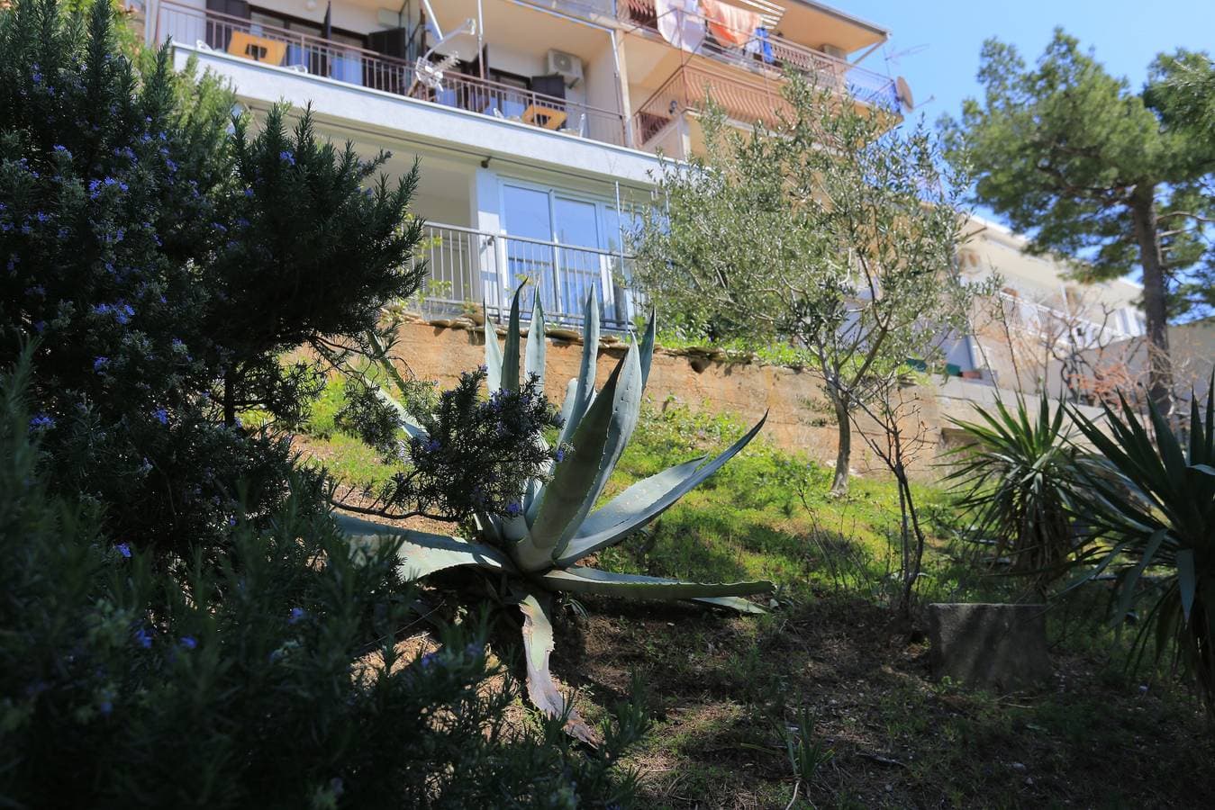 Foto 9 von 26: Studio Appartement mit Balkon und Meerblick Brela, Makarska -b