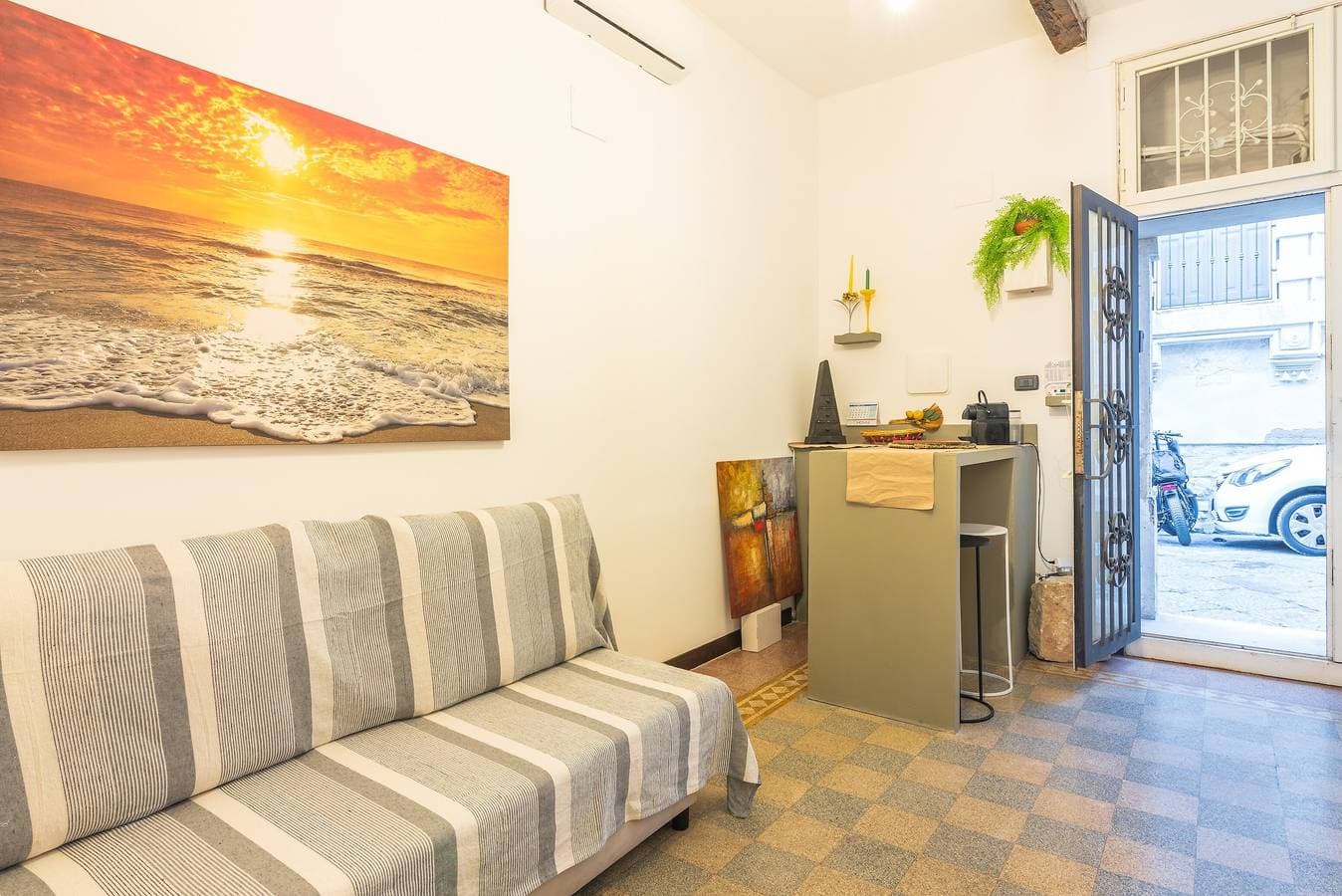 Foto 4 von 22: Apartment 'Casa Pepes Centro Ortigia' mit Gemeinschaftsgarten, WLAN und Klimaanlage