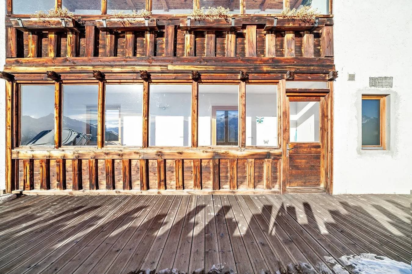 Foto 13 von 23: Ferienwohnung 'Oberköbenhof Wohnung Berg' mit Bergblick, Gemeinschaftsterrasse und WLAN