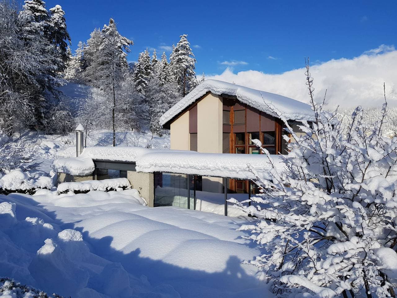 Ferienhaus Carrera mit Traumgarten, Valendas 1
