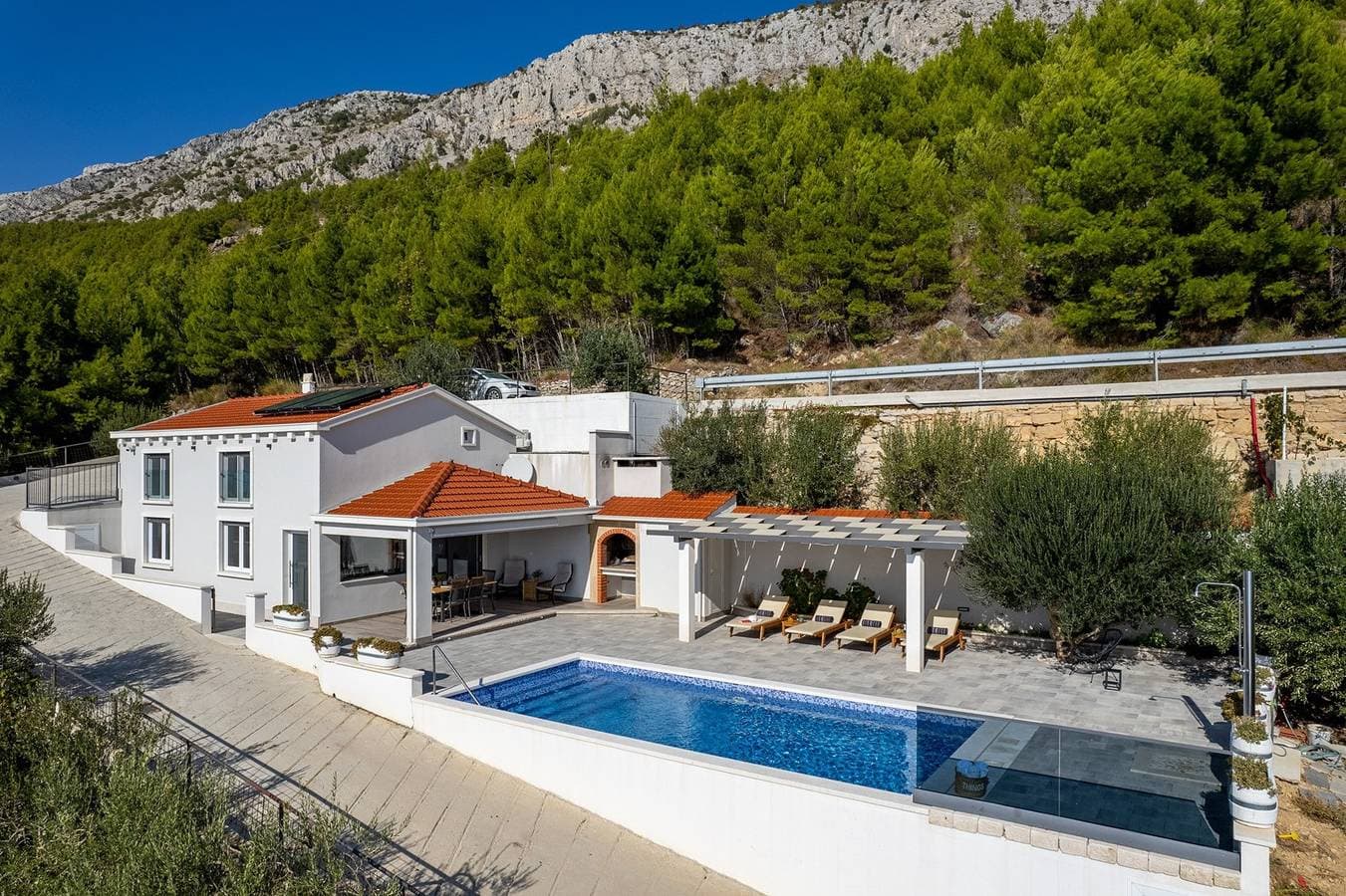 Foto 9 von 50: Villa Dream mit privatem Pool, 2 Schlafzimmer mit en-suite Badezimmern, Meerblick