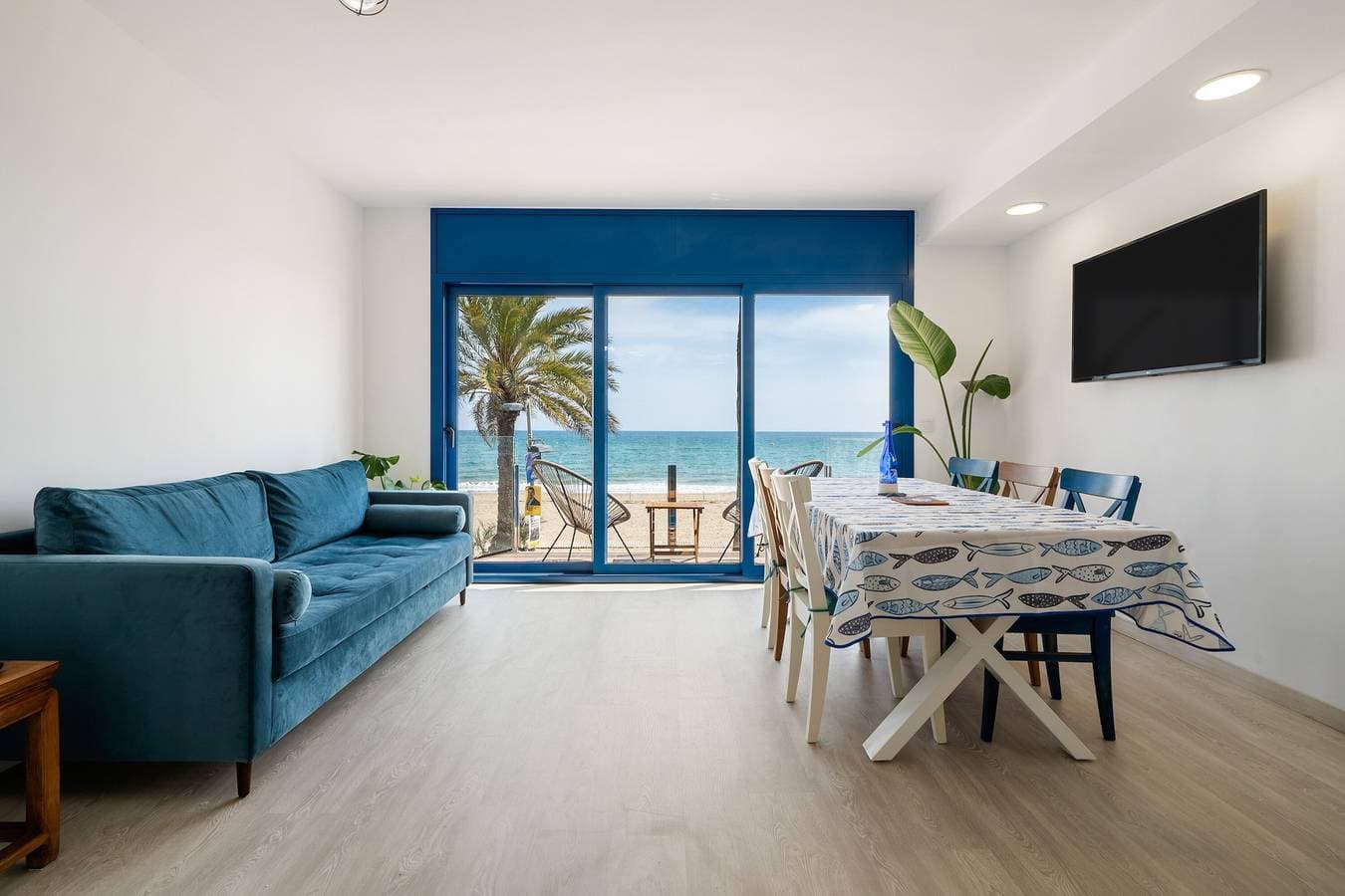 Foto 3 von 27: La Casa del Pescador Calafellmar mit Meerblick, WLAN und Klimaanlage