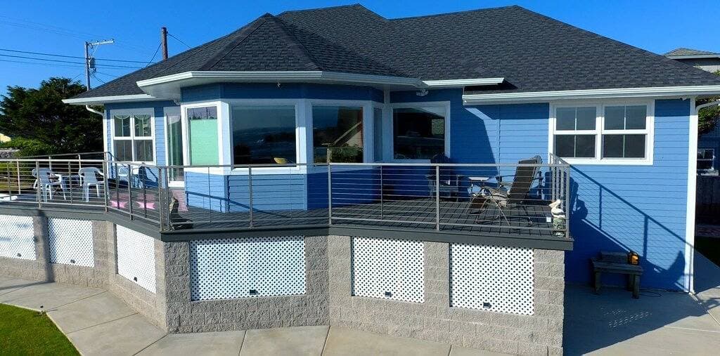 Foto 2 von 27: Ferienhaus am Meer Fantastische Aussicht auf den Ozean und den Leuchtturm Battery Point