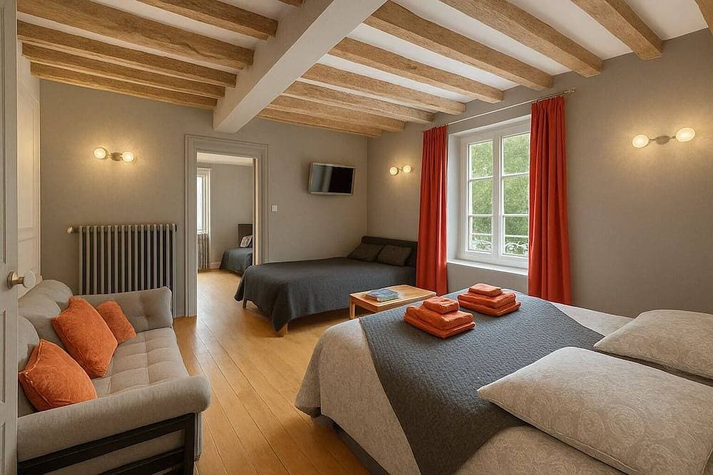 Apartment-Komfort-Nasszelle-Gartenblick-3 étoiles 1