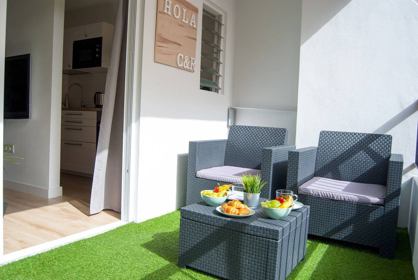 Foto 2 von 42: Ferienwohnung für 4 Personen mit Terrasse