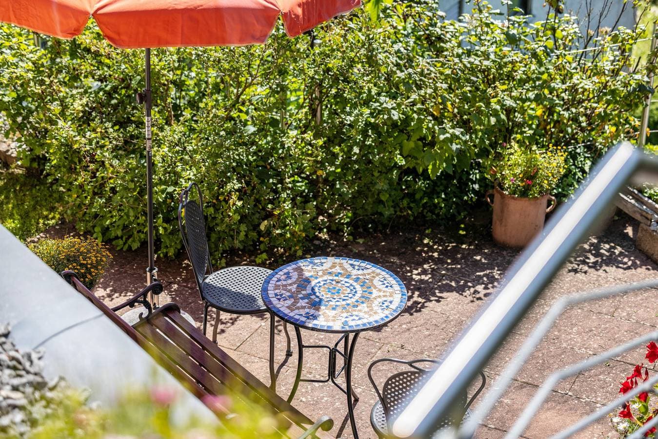 Foto 12 von 32: Ferienwohnung mit Bergblick, privater Terrasse und Wi-Fi