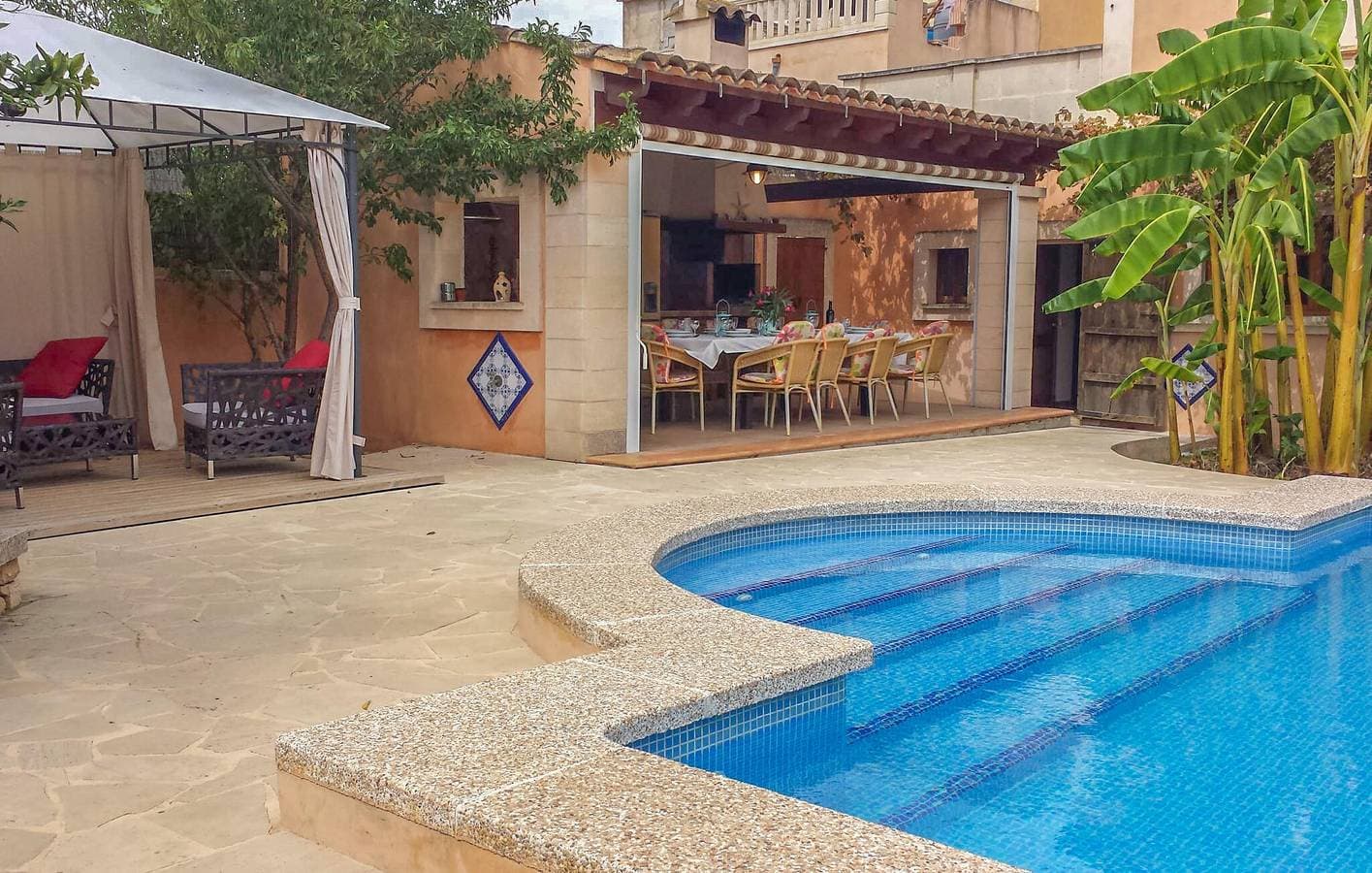 Foto 11 von 38: Gemütliche Wohnung mit Pool und Terrasse bei Es Carritxó
