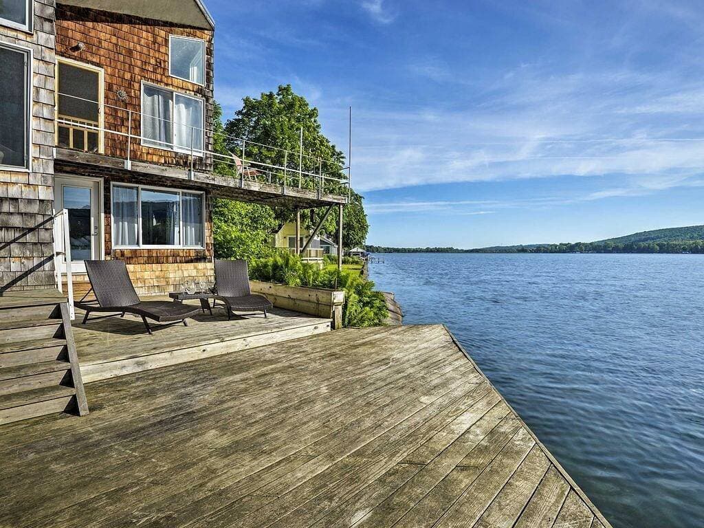 Foto 5 von 32: Neu! DeRuyter Haus am Wasser mit eigenem Dock!
