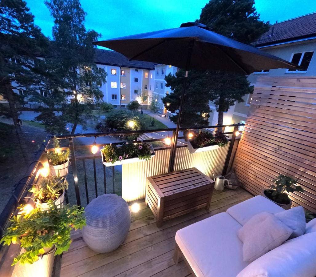 Mysig och lung lägenhet med balkong nära Stockholm! 1