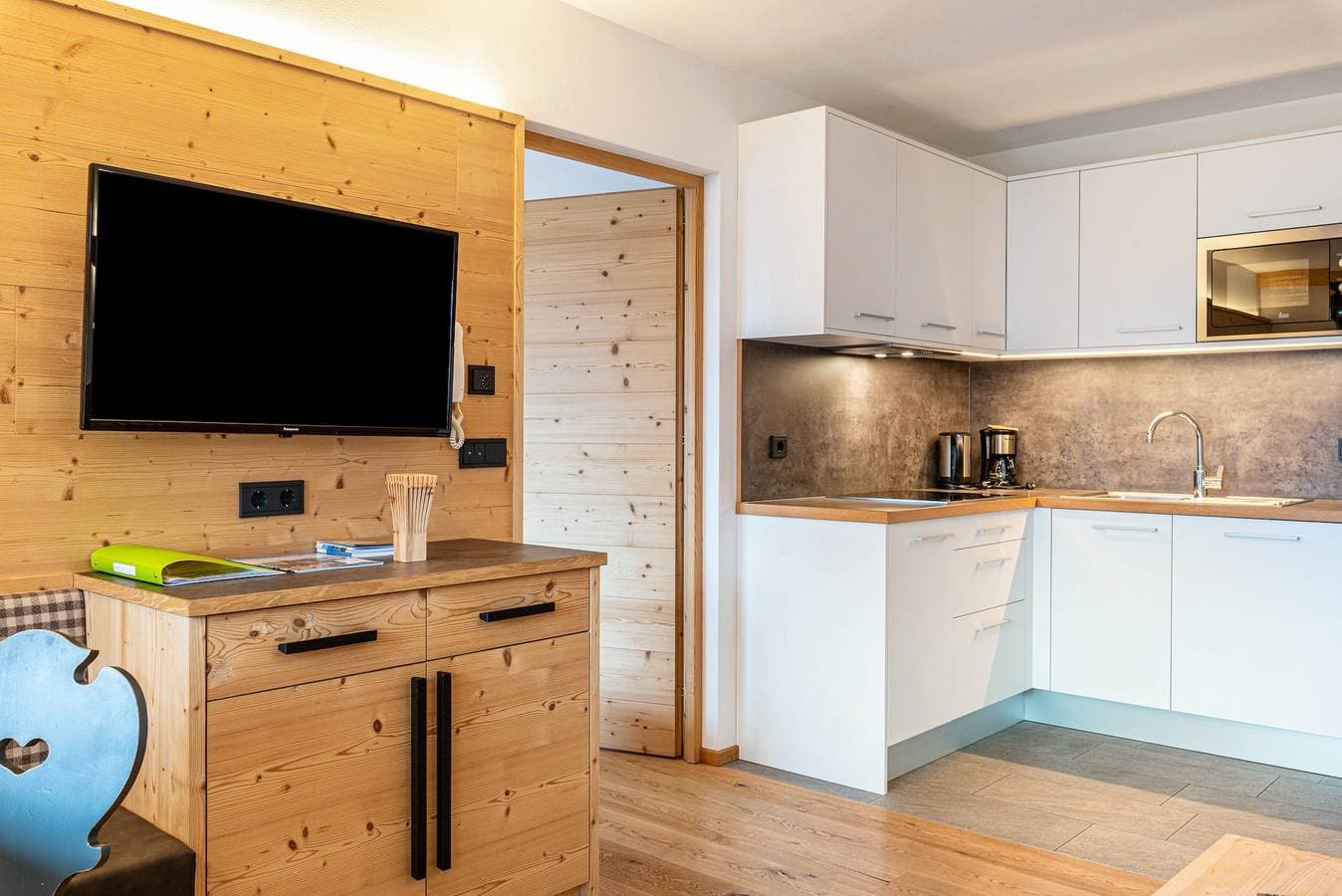 Foto 7 von 30: Ferienwohnung 'Hatzes App Schlern' mit Bergblick, Balkon und WLAN