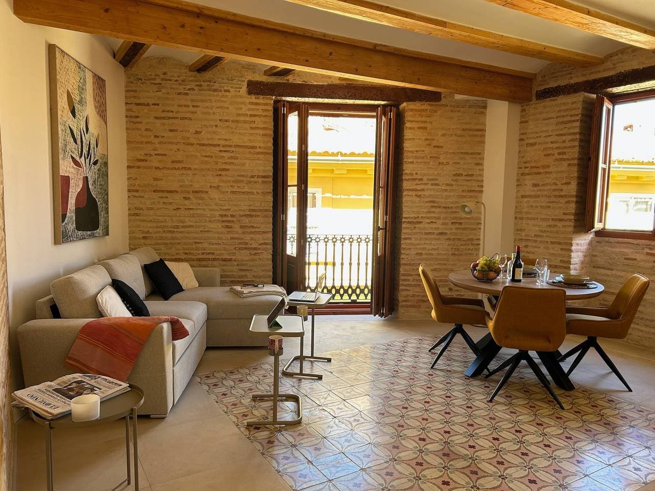 Schickes Apartment mit einem Schlafzimmer in Valencia, in der Nähe des Stadtzentrums und zahlreicher Restaurants 1
