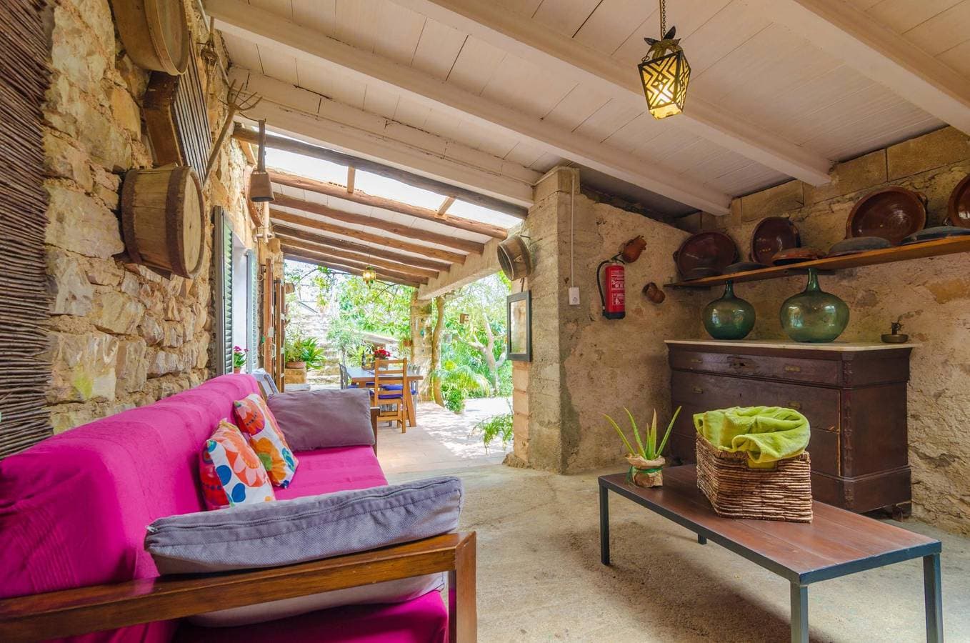 Foto 9 von 54: Es Rafal De Baix - Ferienhaus mit Blick auf die Berge in son Servera. WiFi gratis