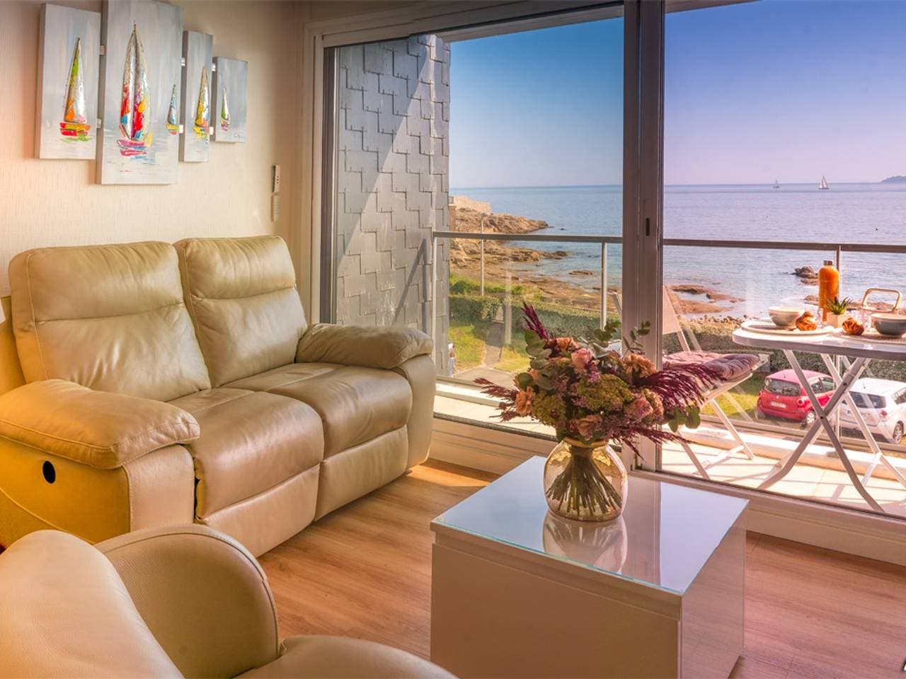 Foto 2 von 32: Ploemeur - 3-Zimmer-Wohnung mit Balkon, Aufzug und WIFI nahe am Strand
