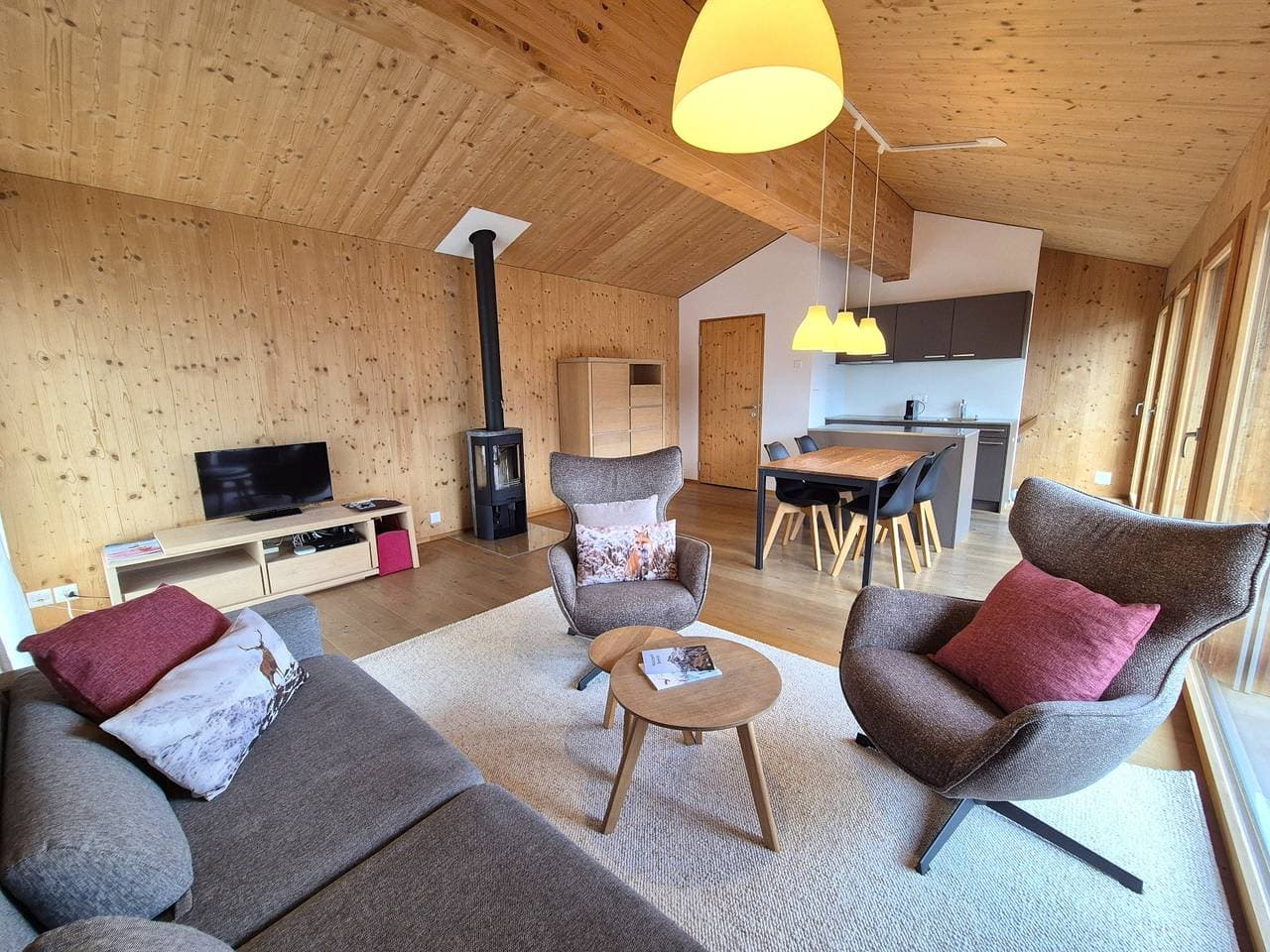 Foto 10 von 18: Ferienhaus Charme by biobuchli, Tenna - 3.5 Zimmer Ferienhaus für max. 4 Pers.
