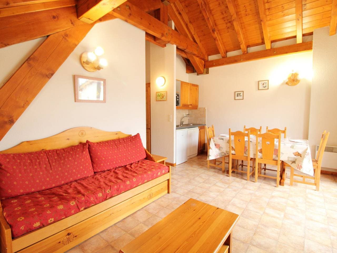Foto 2 von 12: Gemütliche Wohnung für 6 Personen mit Balkon in Aussois