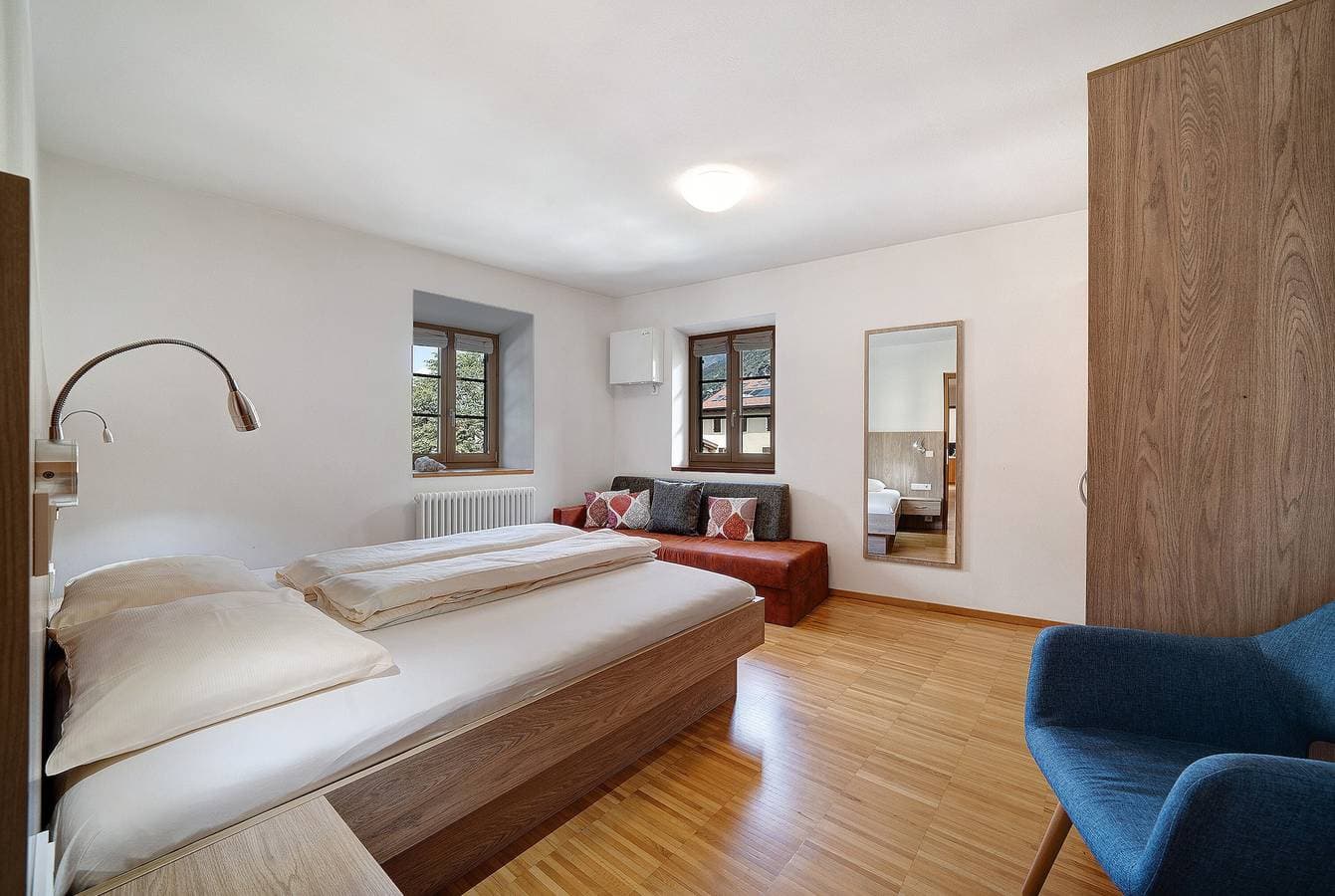Foto 12 von 22: Ferienwohnung 'Wielander B West' mit Bergblick, Gemeinschaftsgarten und WLAN