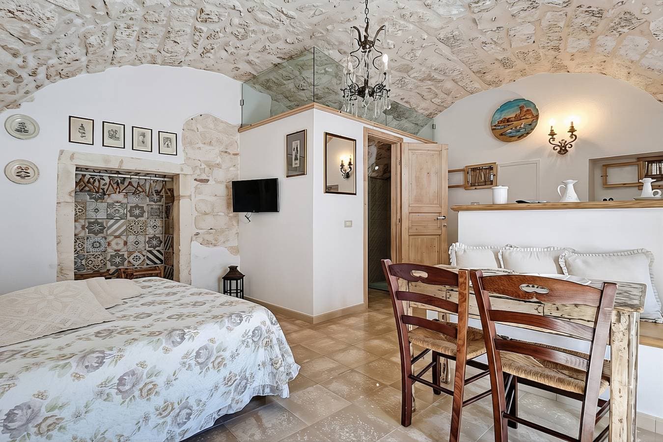 Foto 13 von 21: Studio-Apartment 'Le Antiche Mansioni 1' mit Klimaanlage