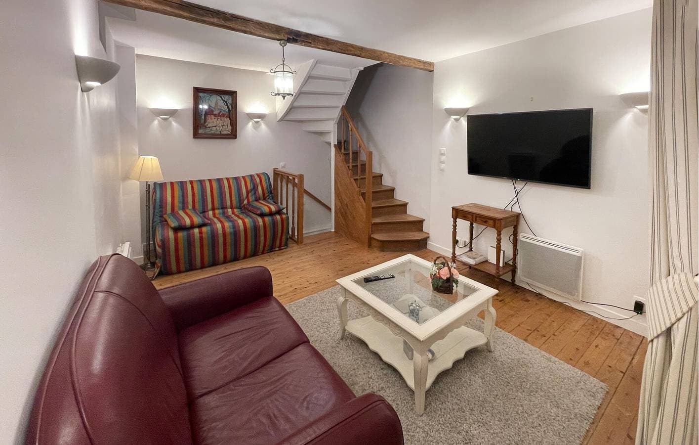 Foto 2 von 23: Appartement am Strand mit TV und Internet, 600m entfernt