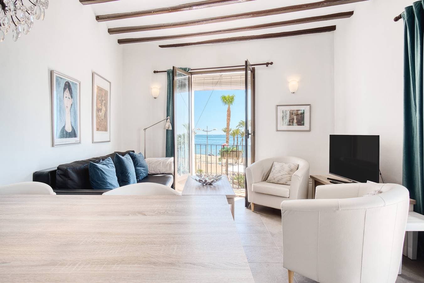 Foto 8 von 22: Apartment 'Casa amarilla del mar, 2. Etage' mit Meerblick, WLAN und Klimaanlage