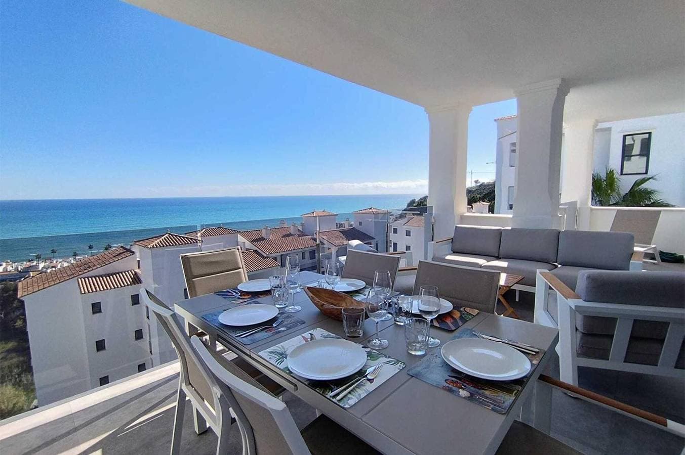 Foto 5 von 41: Ferienwohnung 'La Paloma de Manilva' mit Meerblick