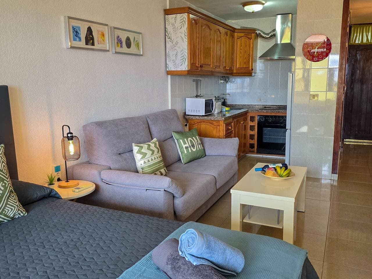 Foto 7 von 25: Gemütliche Unterkunft mit Terrasse und Pool am Playa La Arena
