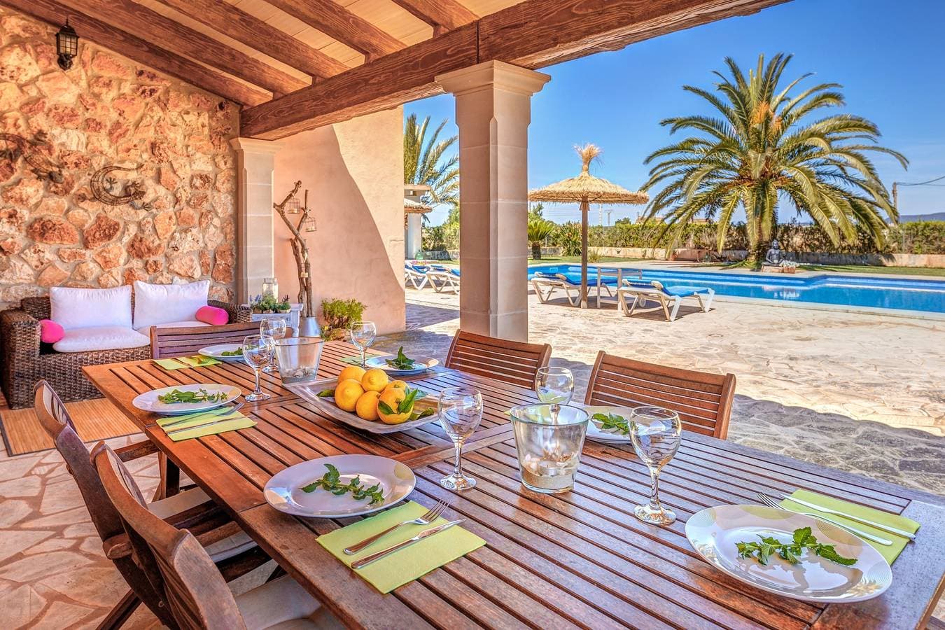 Foto 5 von 26: Fantastische Finca mit Pool, Terrassen, Garten, Klimaanlage und WLAN
