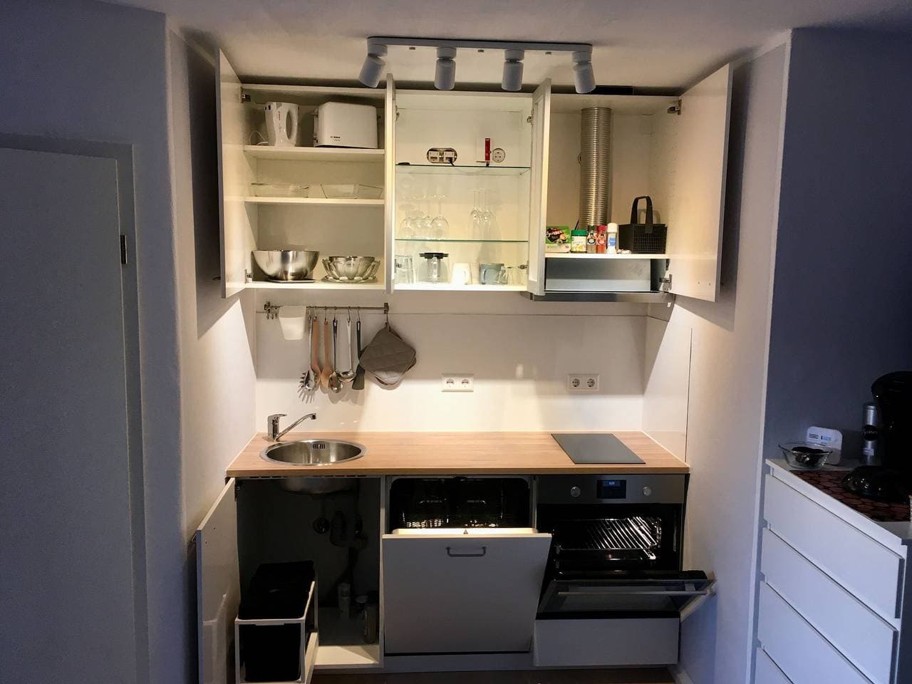 Foto 7 von 14: Ferienwohnung Zaunkönig mit 35m², Wohn-/Schlafzimmer, max. 2 Personen