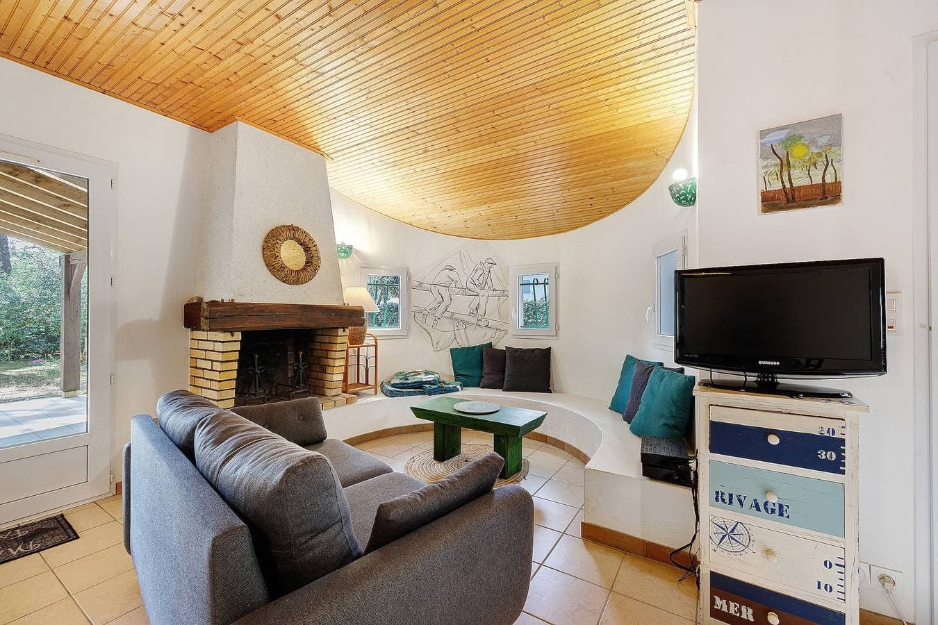 Foto 3 von 31: Villa les amourettes – Ref 1000: Geräumige Villa im privaten Park, 200 m vom Strand