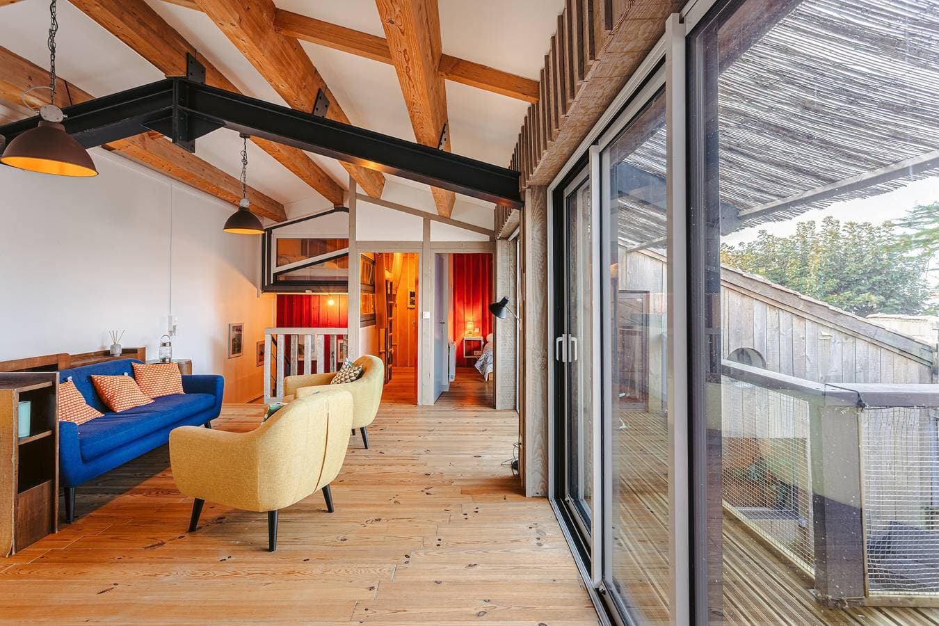 Foto 7 von 23: Ferienhaus 'Couleur Patio, Loft Atypique, Sauna' mit privater Terrasse, Balkon und Wi-Fi