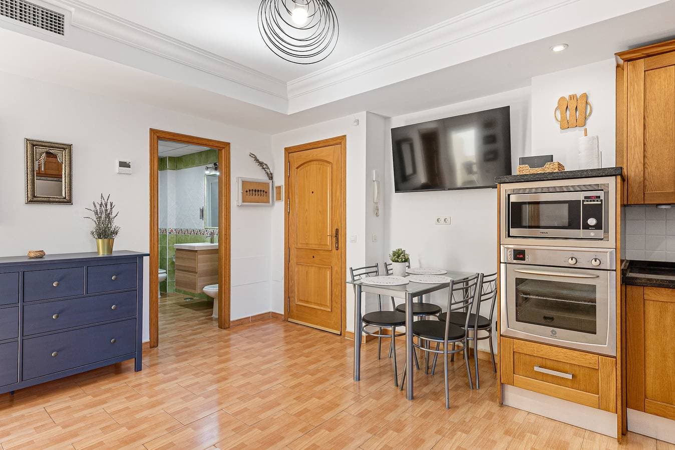 Foto 12 von 21: Ferienwohnung 'La Casita De La Playa' mit privater Terrasse, Wi-Fi und Klimaanlage