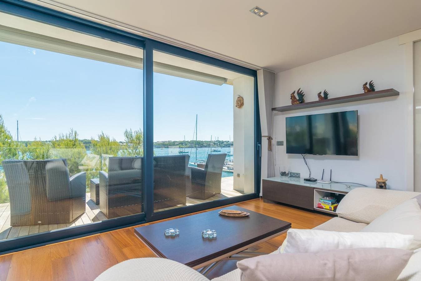 Foto 8 von 33: Llevant  - Apartment mit Meerblick in Portocolom. WiFi gratis