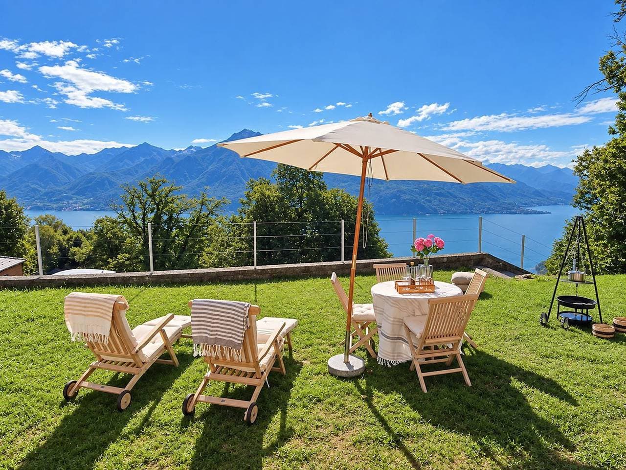 Bergoase Ferienhaus Argentina mit Seeblick 1