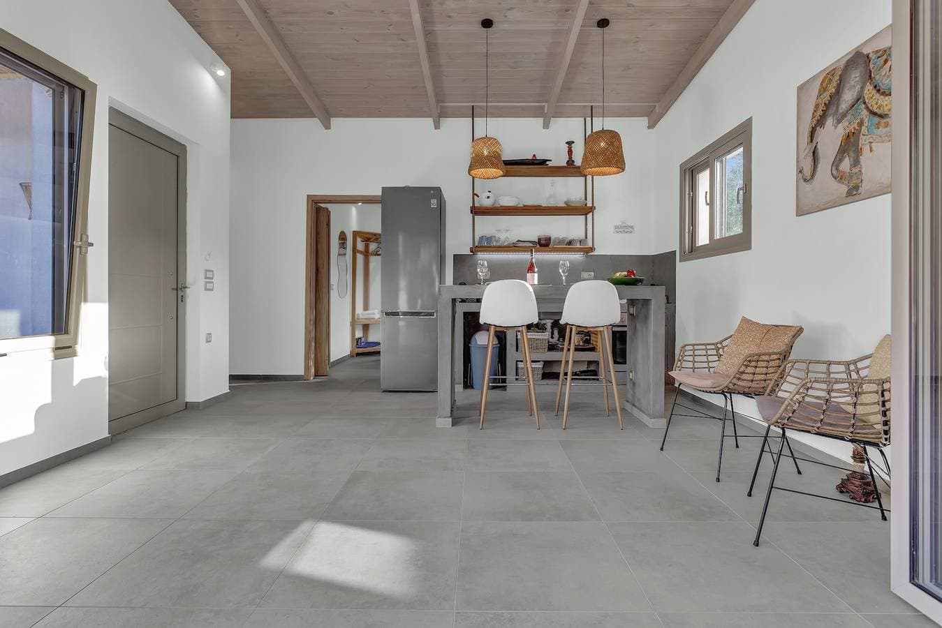 Foto 9 von 33: Ferienhaus 'Natura Oliva House' mit Bergblick, privater Terrasse und WLAN
