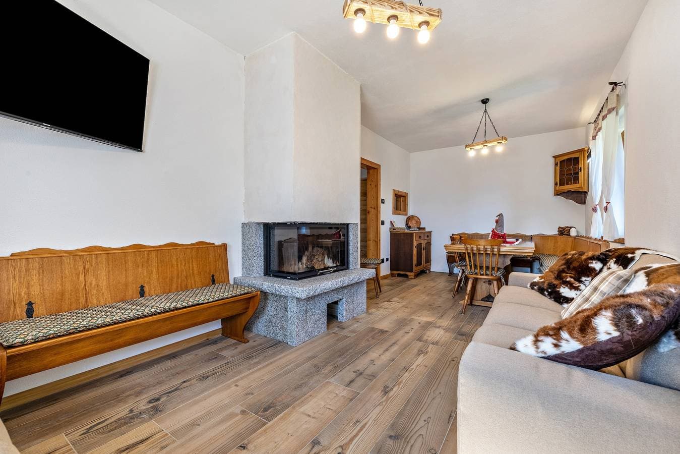 Foto 8 von 31: Chalet „Baita Cisina“ mit Bergblick, privater Terrasse und WLAN