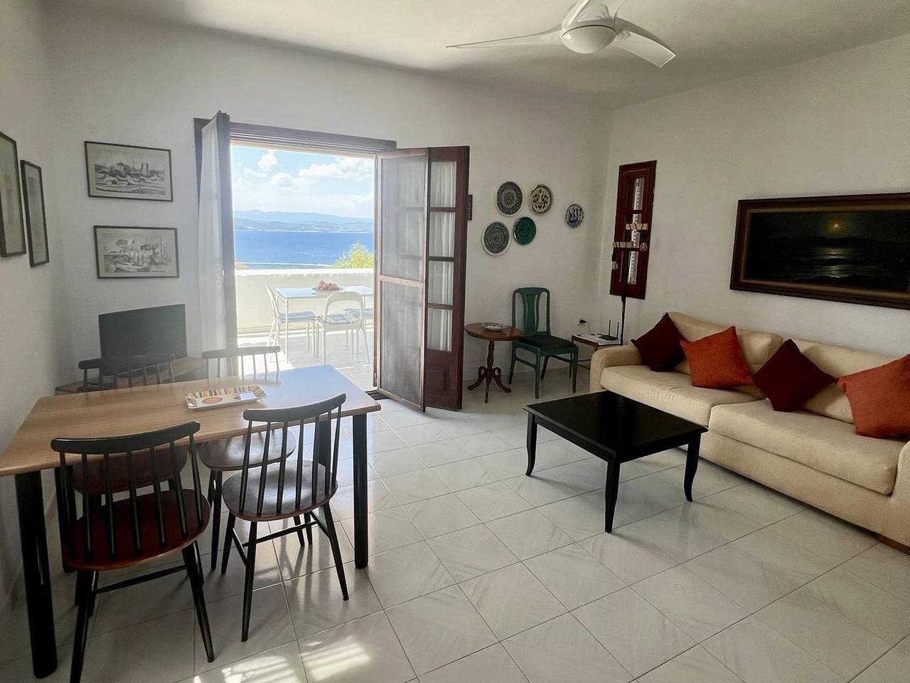 Foto 12 von 35: Apartment mit einmaligem Blick direkt am Meer, Wifi, Ormos Panaghias, Chalkidiki
