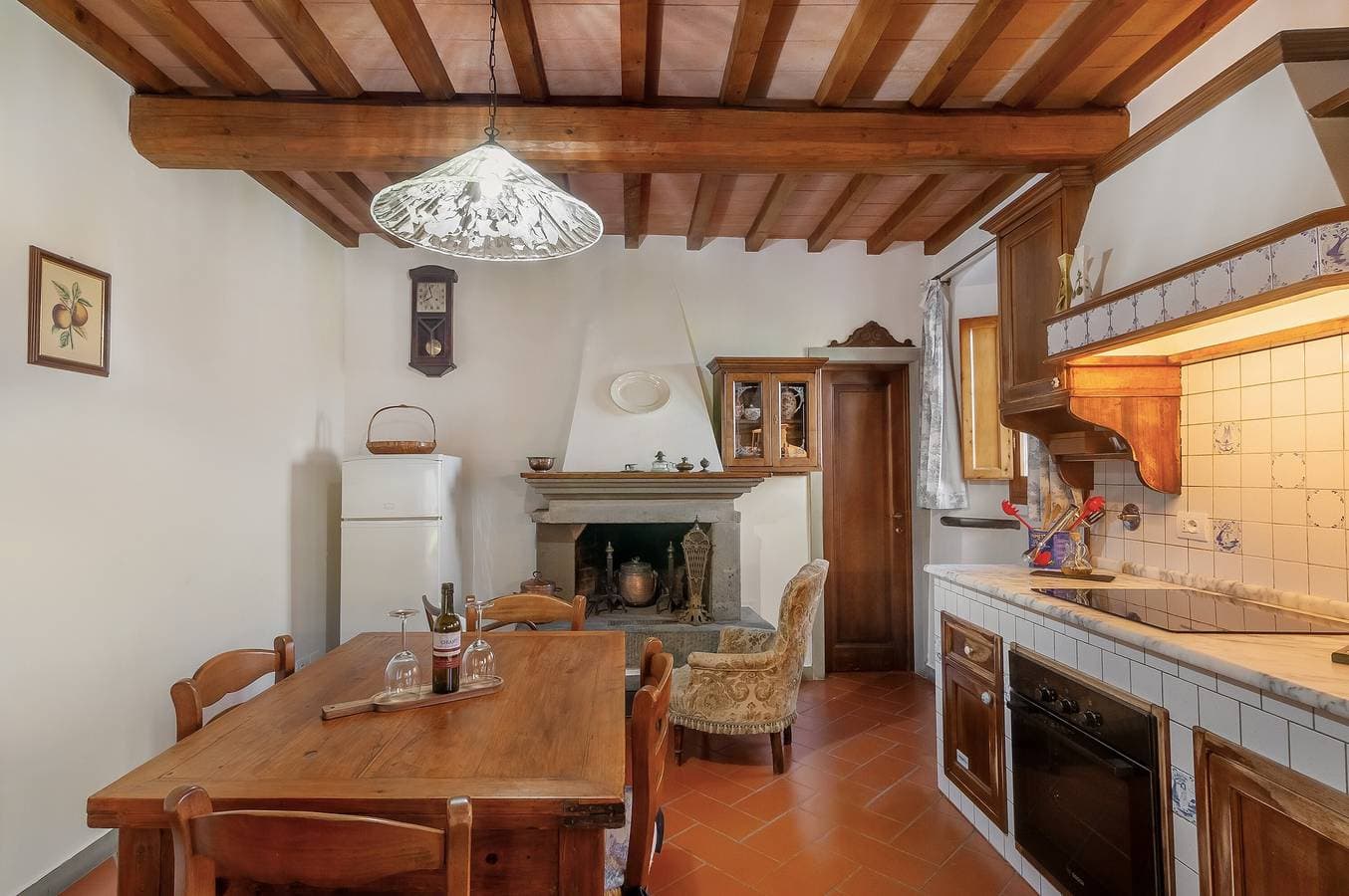 Foto 11 von 29: Podere Salceto – Terrasse mit Chianti-Blick, authentisches Toskana-Erlebnis