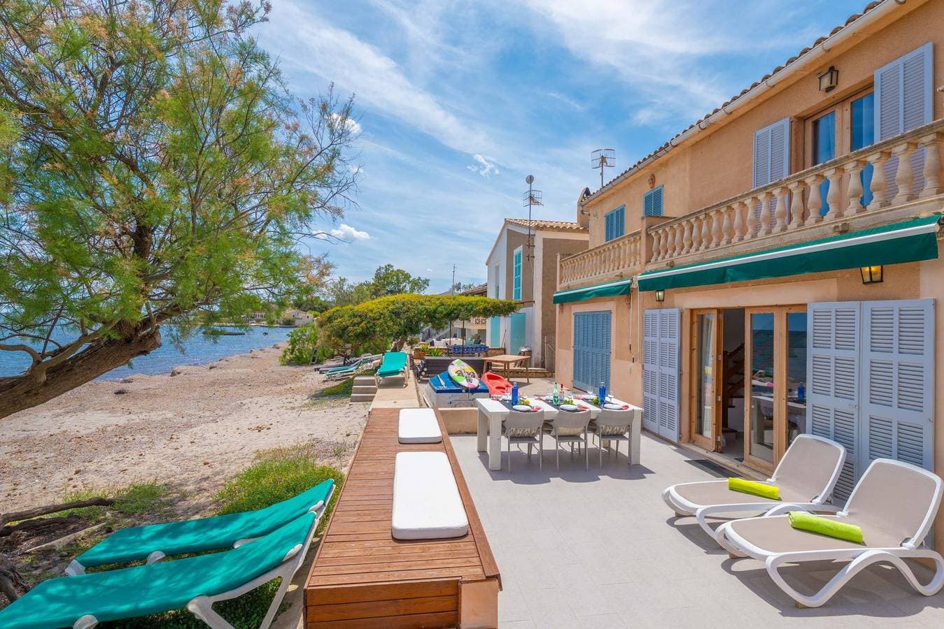 Foto 7 von 39: Cas Ferrerico - Gemütliches Sommerhaus direkt am Strand. Wifi gibt es gratis.