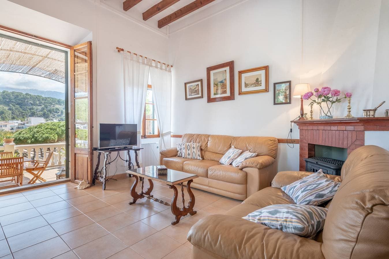 Foto 8 von 27: Villa am Strand mit Meerblick in Port de Sóller, Garten und WLAN