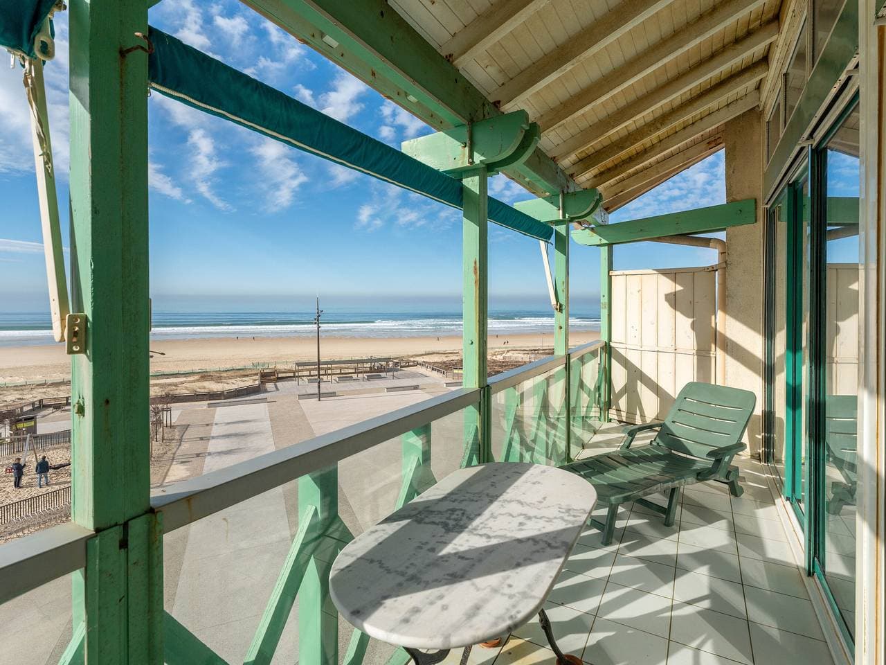 Foto 9 von 15: Appartement am Meer für 2 mit Parkplatz in Mimizan Strand