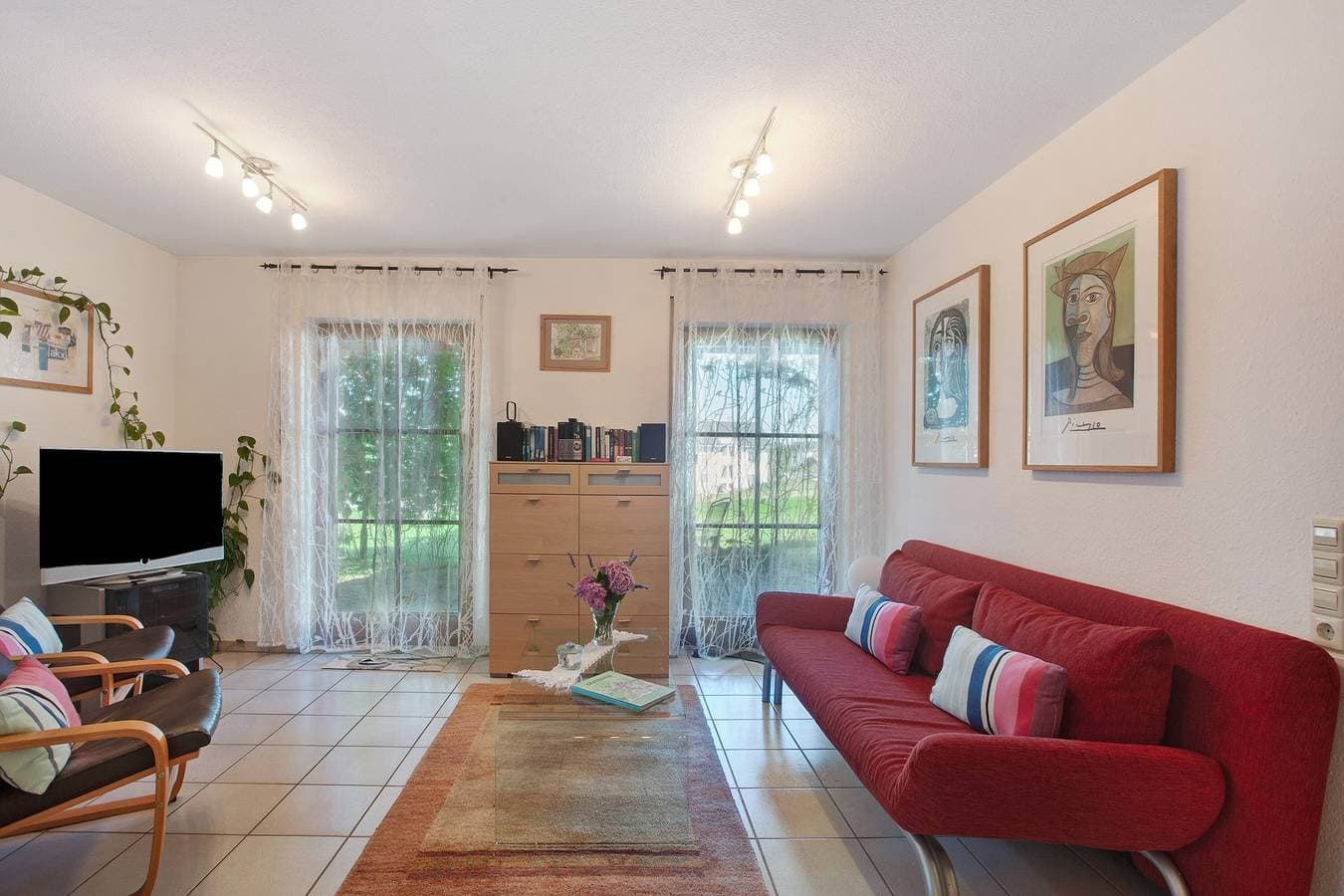 Foto 5 von 20: Ferienwohnung 'Nussbäumle' mit Privatterrasse, Gemeinschaftsgarten und Wi-Fi