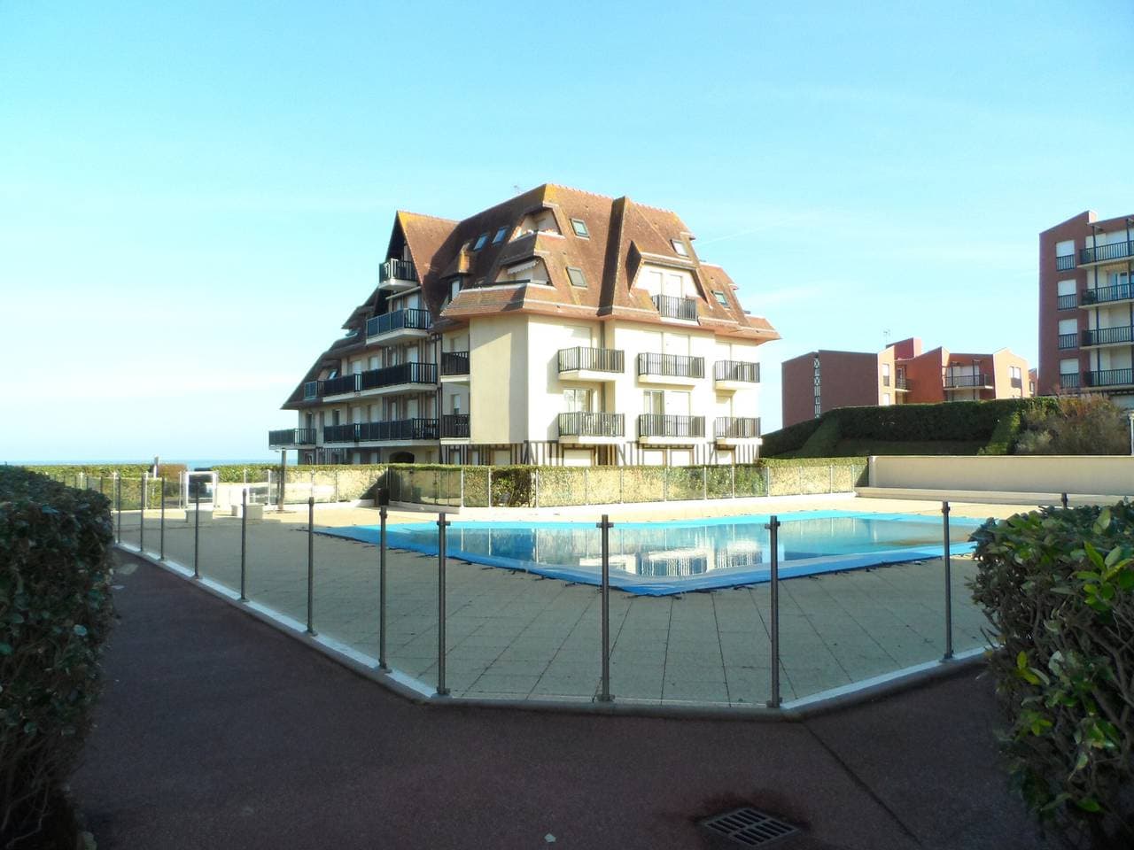 Foto 10 von 11: Cabourg: 2-Zimmer-Wohnung in Strandnähe mit Pool und Parkplatz